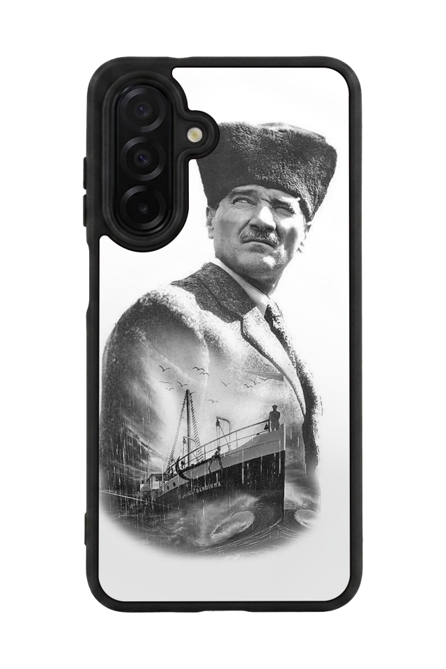 Samsung Galaxy A36 Uyumlu Mustafa Kemal Ataturk Tasarımlı Glossy Premium Kılıf