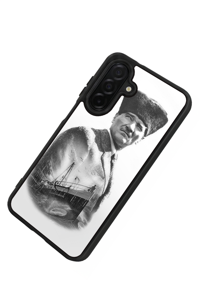 Samsung Galaxy A36 Uyumlu Mustafa Kemal Ataturk Tasarımlı Glossy Premium Kılıf