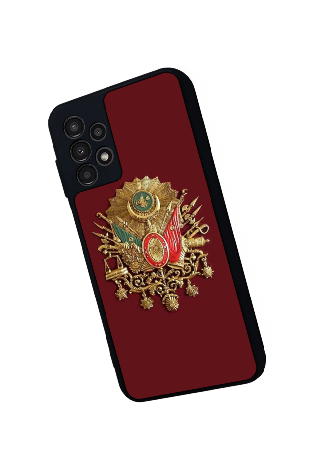 Samsung Galaxy A23 Uyumlu Osmanli Tugrasi Tasarımlı Glossy Premium Kılıf