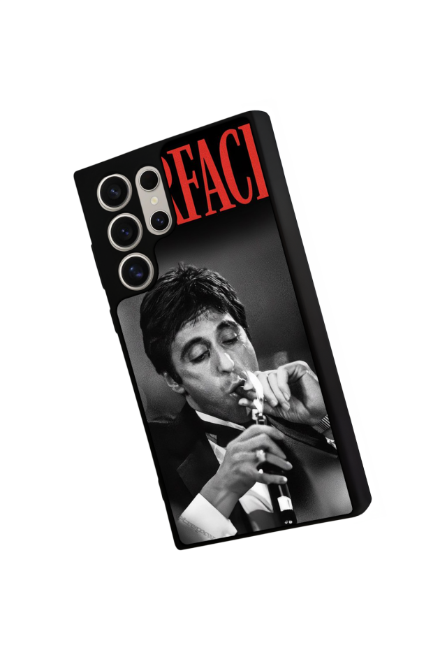 Samsung Galaxy S24 Ultra Uyumlu Scarface Tasarımlı Glossy Premium Kılıf