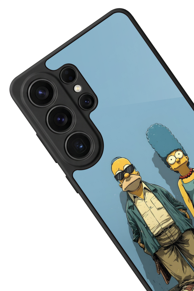 Samsung Galaxy S26 Ultra Uyumlu The Simpsons Tasarımlı Glossy Premium Kılıf