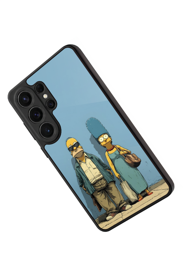 Samsung Galaxy S26 Ultra Uyumlu The Simpsons Tasarımlı Glossy Premium Kılıf