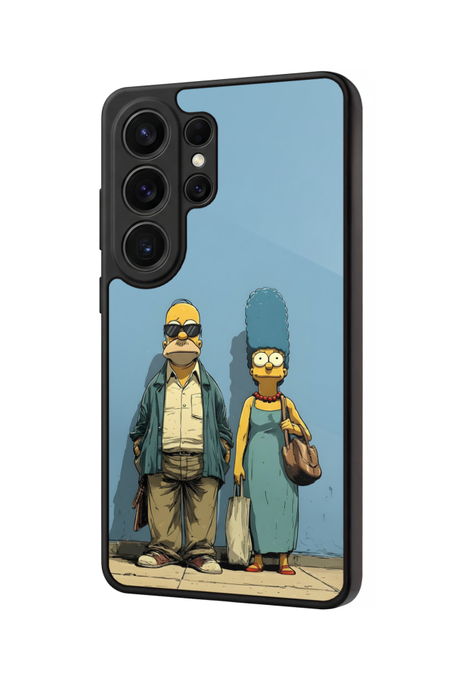 Samsung Galaxy S26 Ultra Uyumlu The Simpsons Tasarımlı Glossy Premium Kılıf