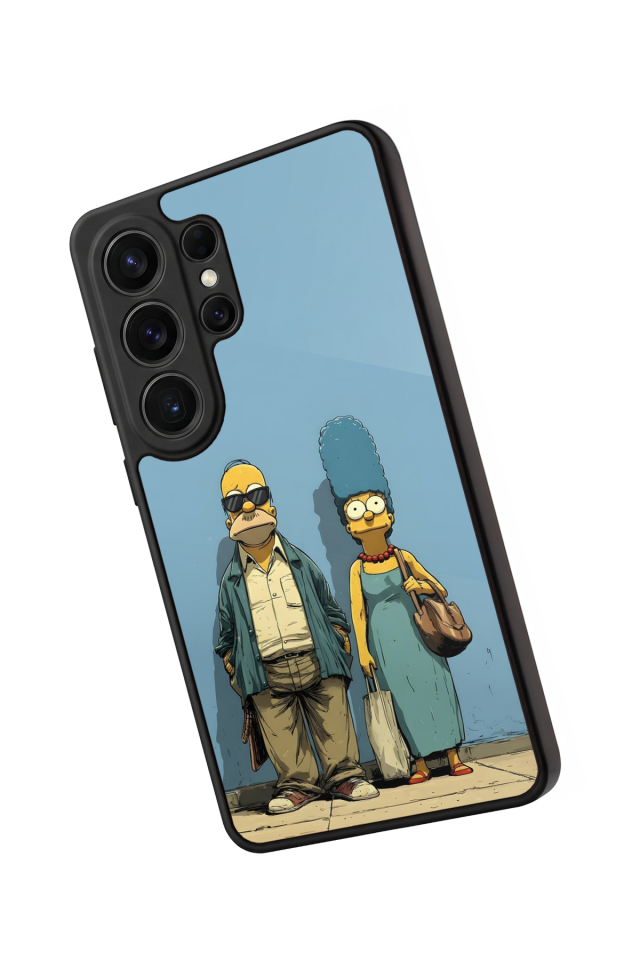 Samsung Galaxy S26 Ultra Uyumlu The Simpsons Tasarımlı Glossy Premium Kılıf