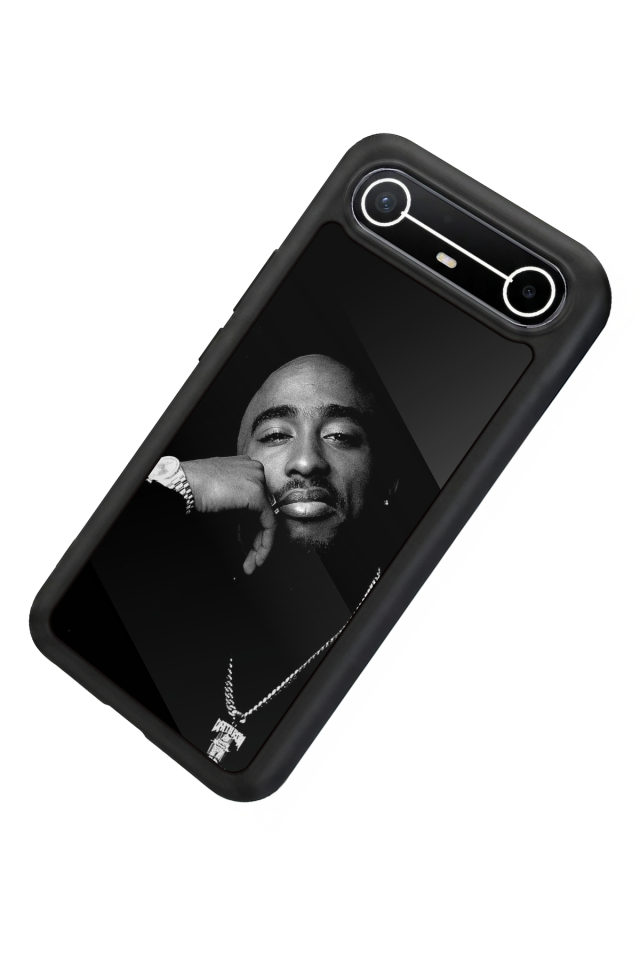 Tecno Spark Slim 5G Uyumlu Tupac Tasarımlı Glossy Premium Kılıf