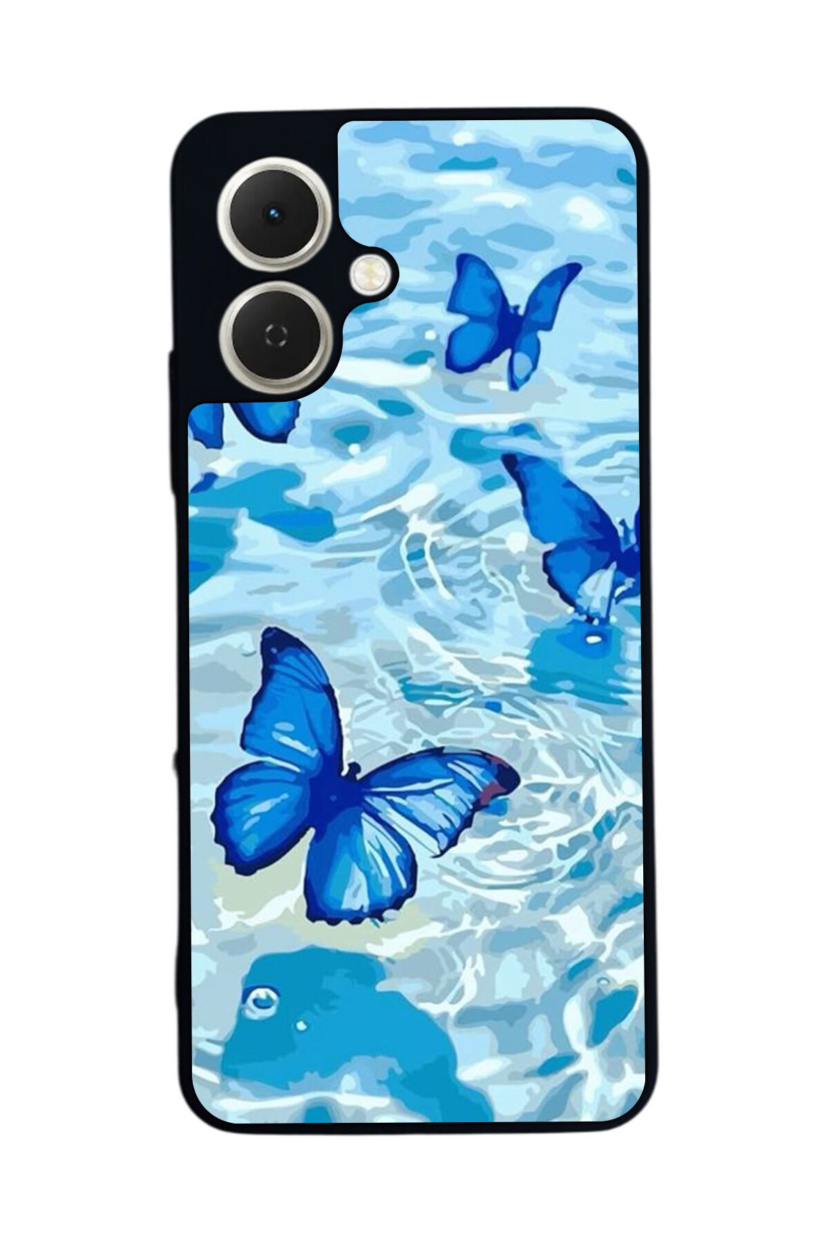 Tecno Spark GO 2 Uyumlu Kelebek Tasarımlı Glossy Premium Kılıf