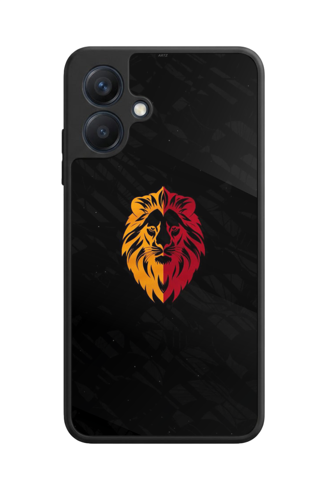 Samsung Galaxy A07 Uyumlu Aslan Tasarımlı Glossy Premium Kılıf