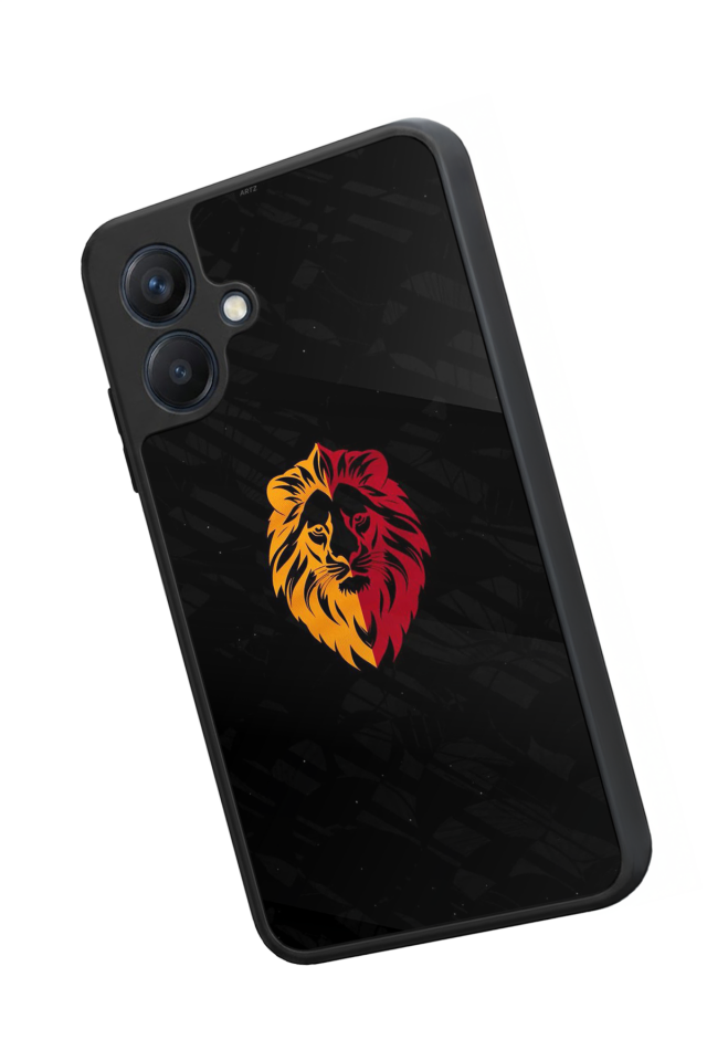 Samsung Galaxy A07 Uyumlu Aslan Tasarımlı Glossy Premium Kılıf