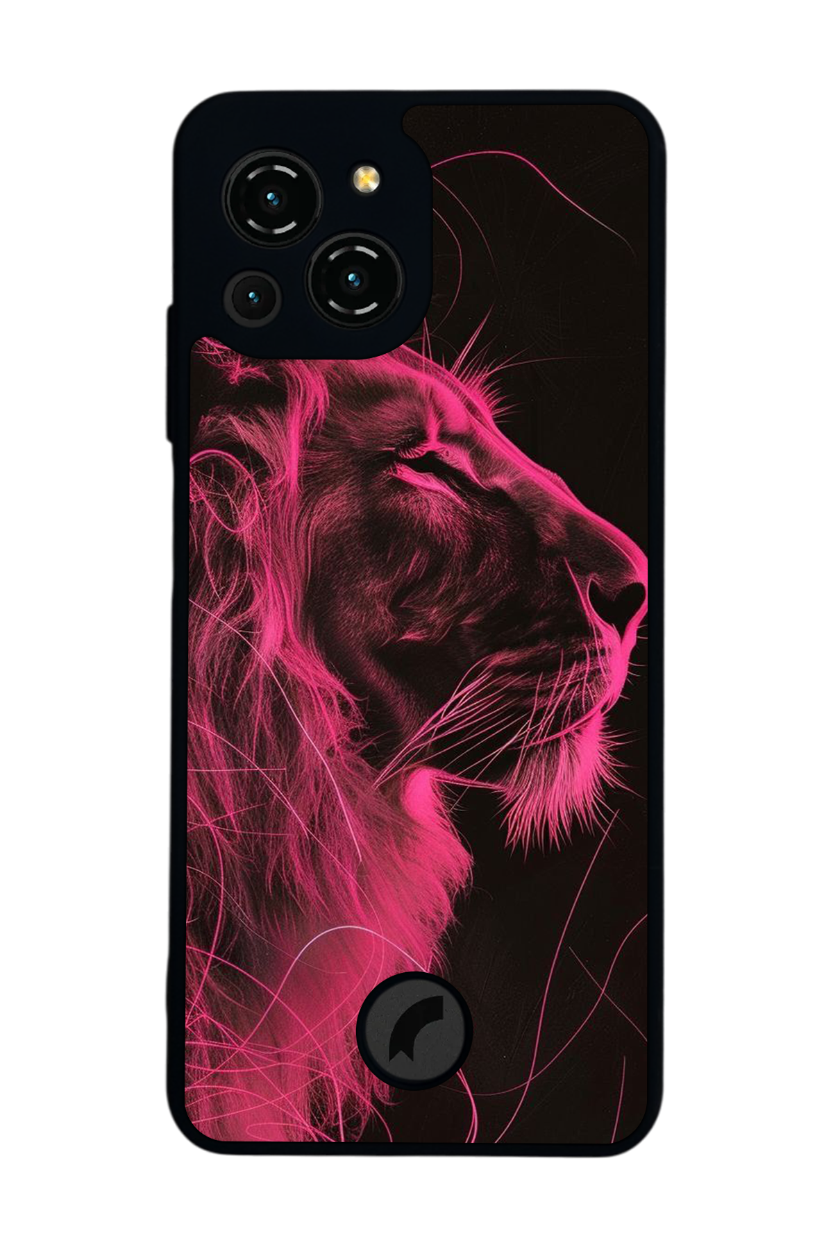 Reeder S23 Pro Max Uyumlu Aslan Tasarımlı Glossy Premium Kılıf