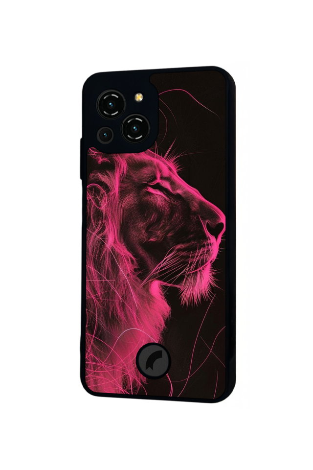 Reeder S23 Pro Max Uyumlu Aslan Tasarımlı Glossy Premium Kılıf