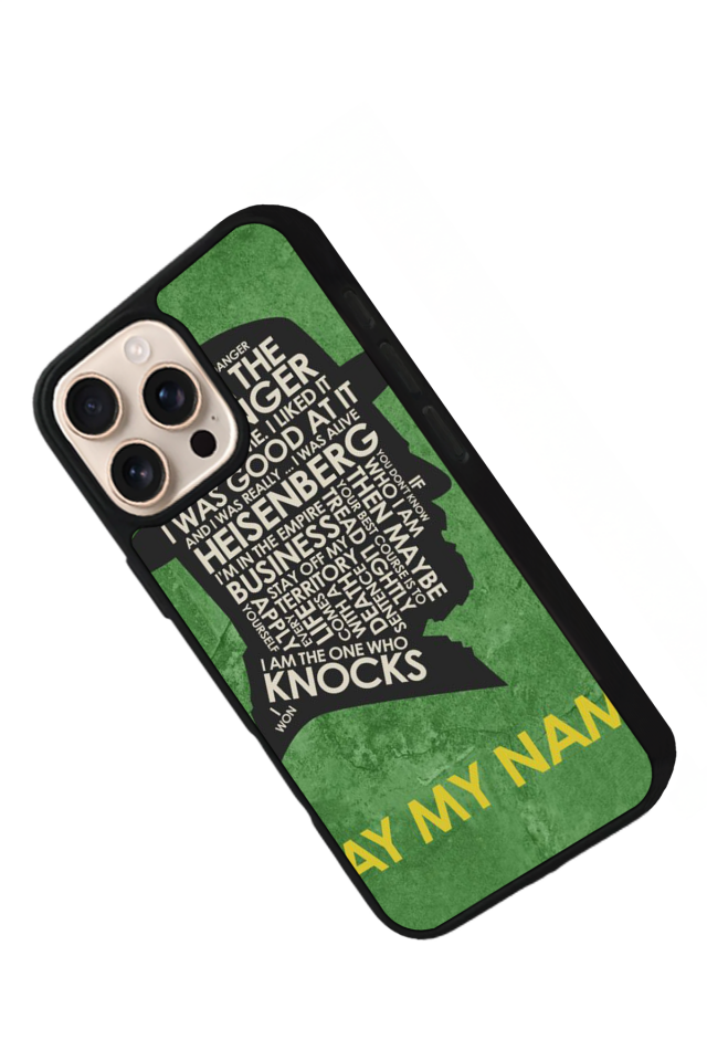 iPhone 16 Pro Max Uyumlu BreakingBad Tasarımlı Glossy Premium Kılıf