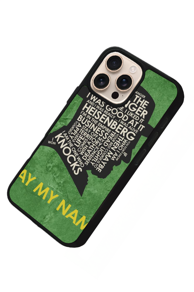 iPhone 16 Pro Max Uyumlu BreakingBad Tasarımlı Glossy Premium Kılıf