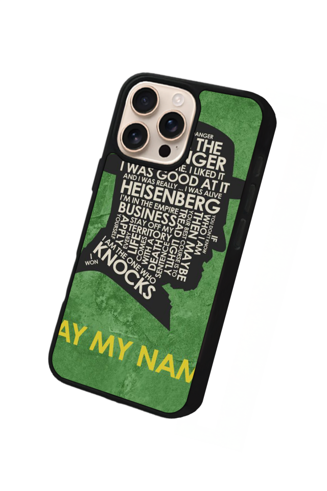 iPhone 16 Pro Max Uyumlu BreakingBad Tasarımlı Glossy Premium Kılıf