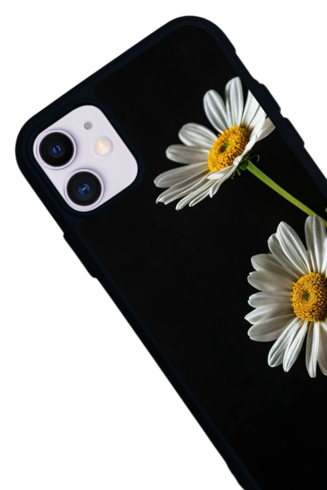 iPhone 11 Uyumlu Cicek Tasarımlı Glossy Premium Kılıf
