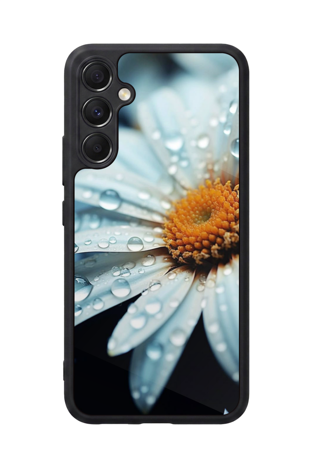 Samsung Galaxy M34 Uyumlu Cicek Tasarımlı Glossy Premium Kılıf