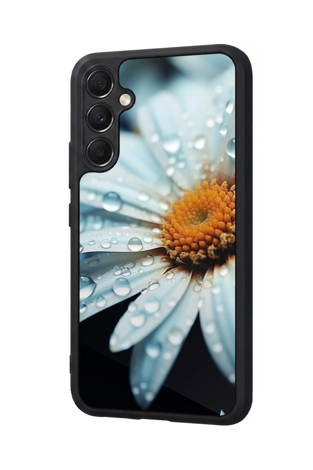 Samsung Galaxy M34 Uyumlu Cicek Tasarımlı Glossy Premium Kılıf