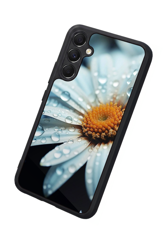 Samsung Galaxy M34 Uyumlu Cicek Tasarımlı Glossy Premium Kılıf