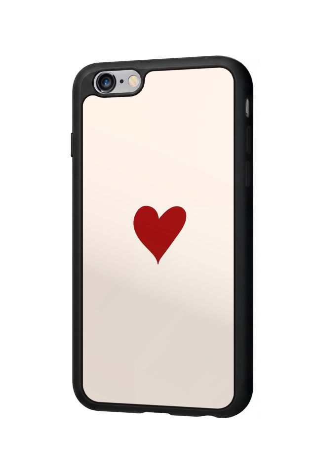 iPhone 6s Plus Uyumlu Kalp Love Tasarımlı Glossy Premium Kılıf