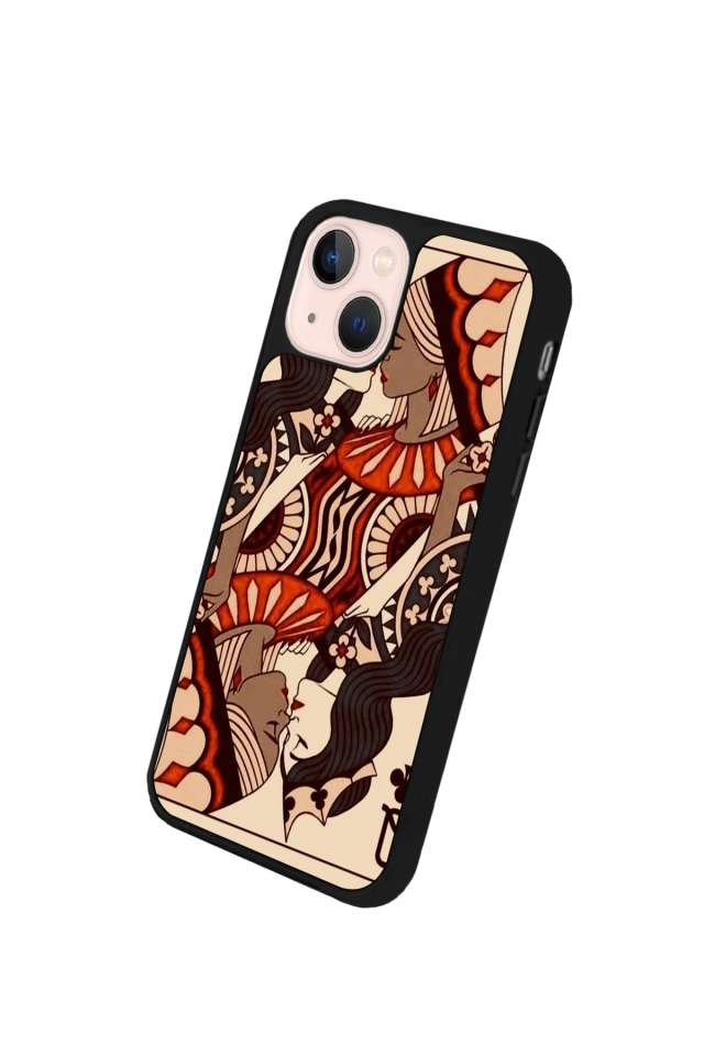 iPhone 15 Plus Uyumlu Kalp Love Tasarımlı Glossy Premium Kılıf