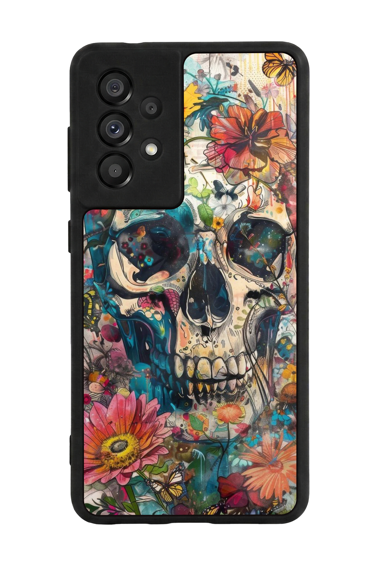 Samsung Galaxy A73 Uyumlu KuruKafa Tasarımlı Glossy Premium Kılıf