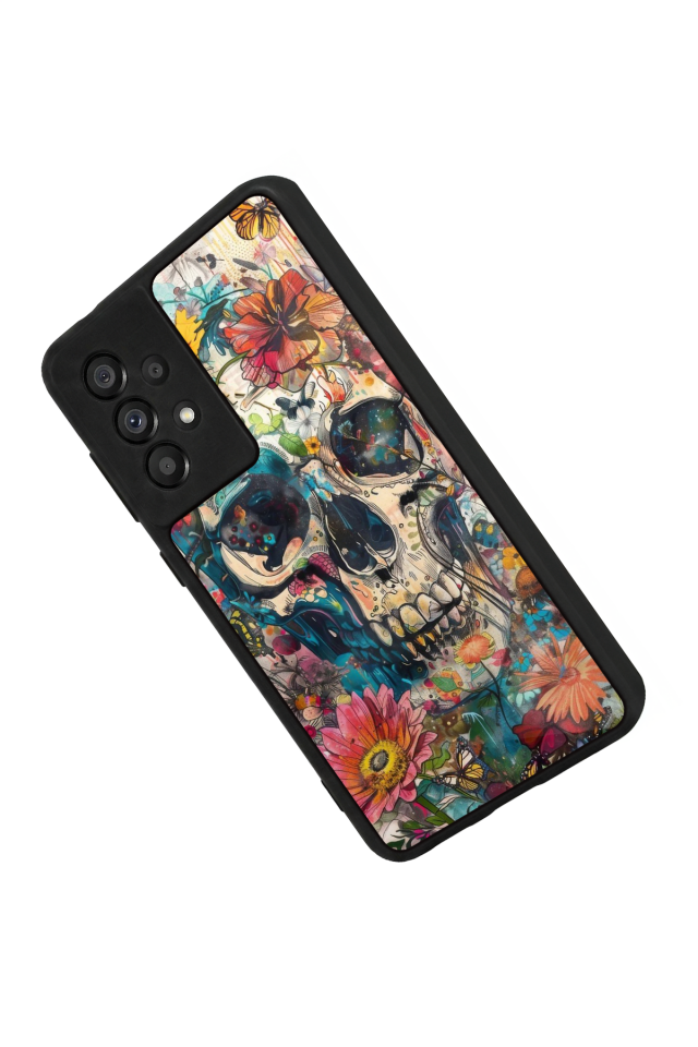 Samsung Galaxy A73 Uyumlu KuruKafa Tasarımlı Glossy Premium Kılıf