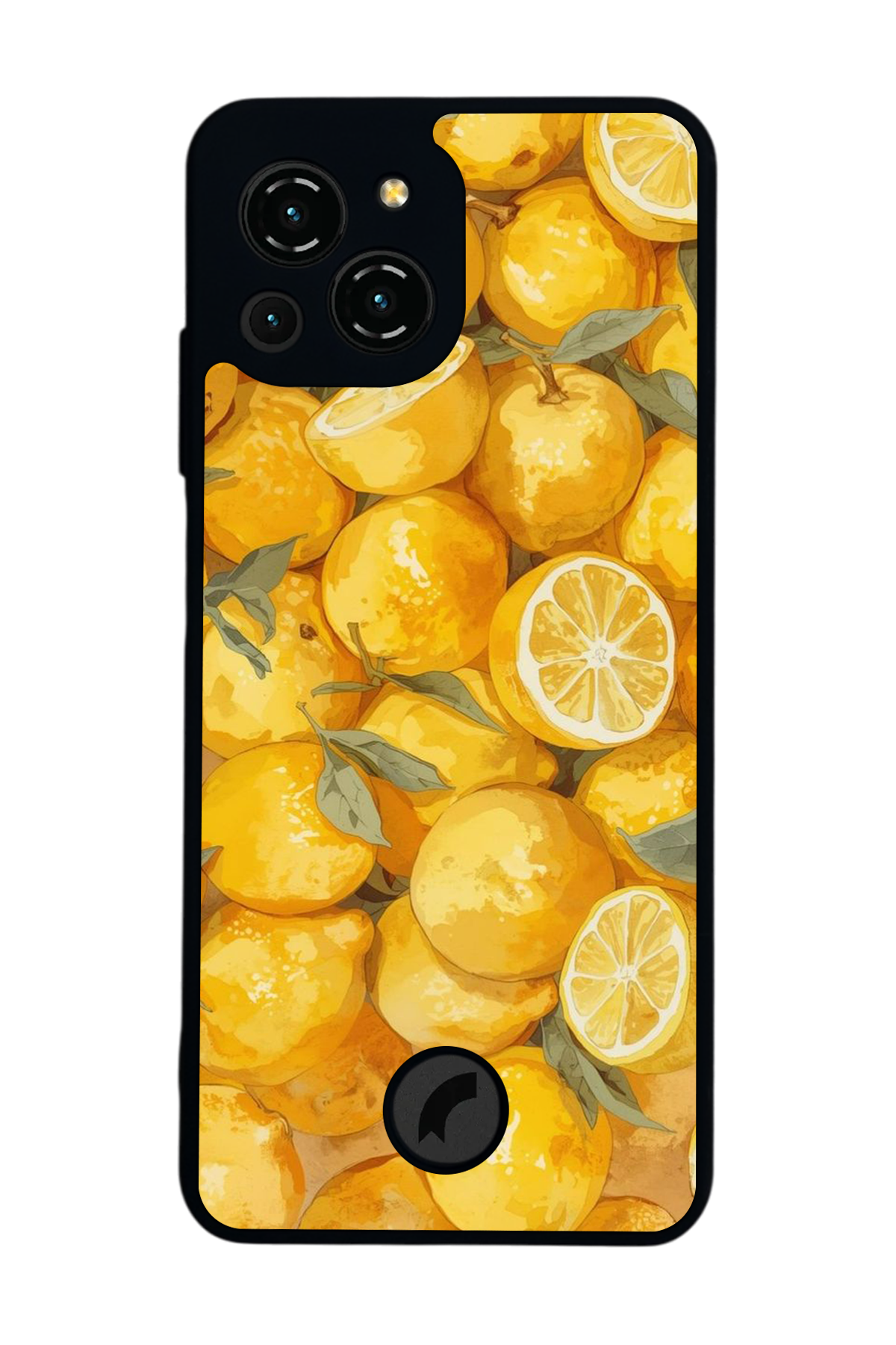 Reeder S23 Pro Max Uyumlu Limon Tasarımlı Glossy Premium Kılıf