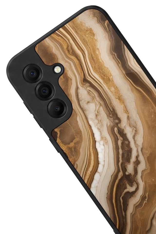 Samsung Galaxy A17 Uyumlu Mermer Marble Tasarımlı Glossy Premium Kılıf