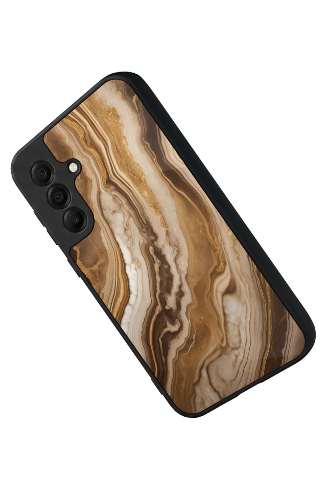 Samsung Galaxy A17 Uyumlu Mermer Marble Tasarımlı Glossy Premium Kılıf