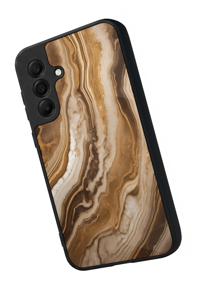 Samsung Galaxy A17 Uyumlu Mermer Marble Tasarımlı Glossy Premium Kılıf