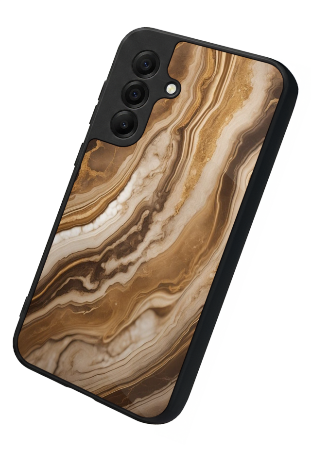 Samsung Galaxy A17 Uyumlu Mermer Marble Tasarımlı Glossy Premium Kılıf