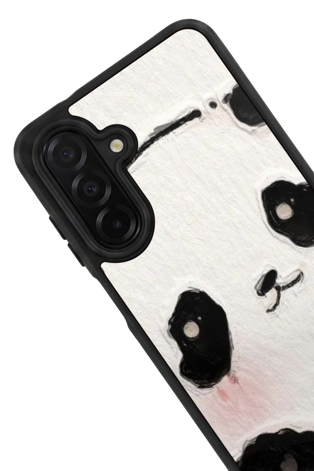 Samsung Galaxy A56 Uyumlu Panda Tasarımlı Glossy Premium Kılıf