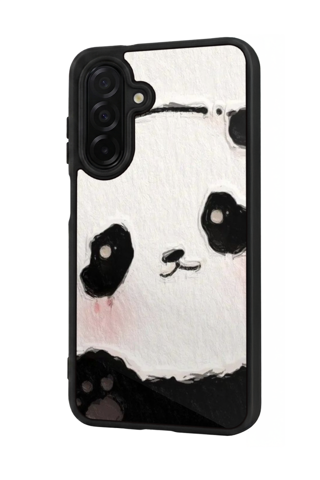 Samsung Galaxy A56 Uyumlu Panda Tasarımlı Glossy Premium Kılıf