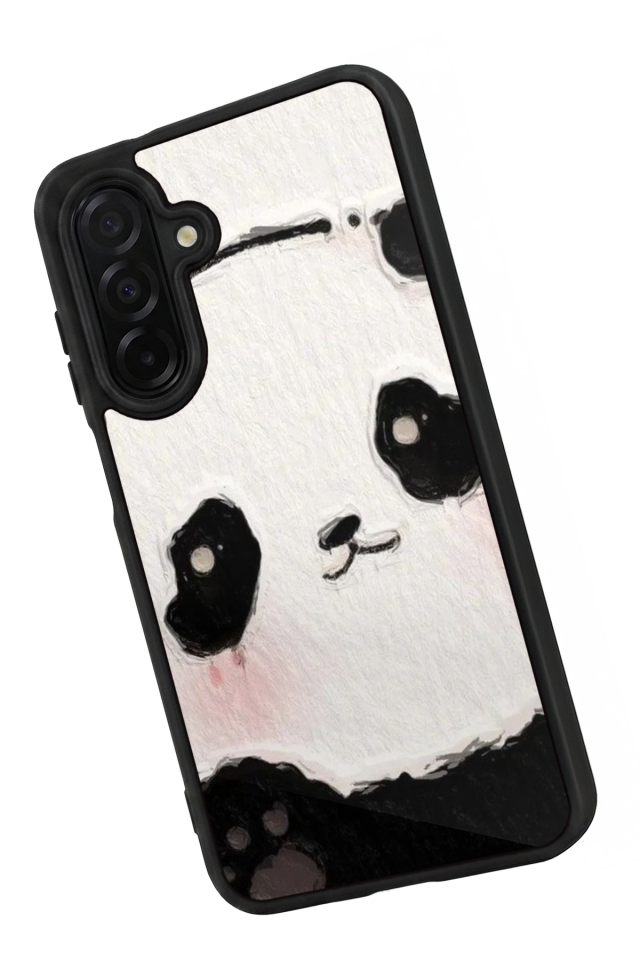 Samsung Galaxy A56 Uyumlu Panda Tasarımlı Glossy Premium Kılıf