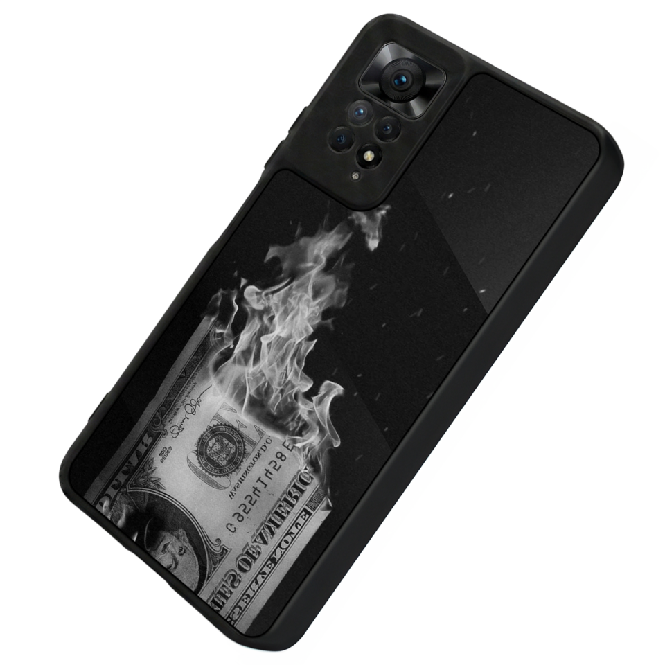 Xiaomi Redmi Note 12 Pro Uyumlu Para Tasarımlı Glossy Premium Kılıf