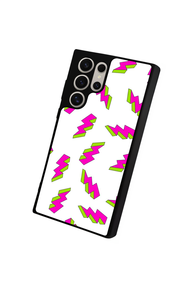 Samsung Galaxy S24 Ultra Uyumlu Simsek Tasarımlı Glossy Premium Kılıf