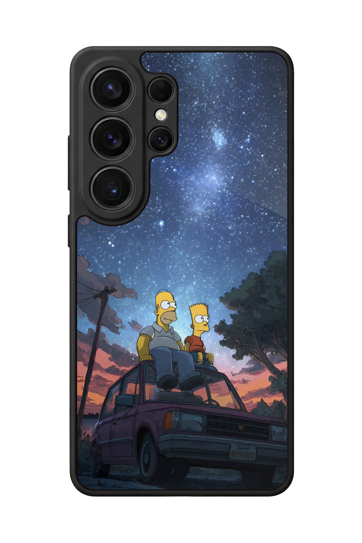 Samsung Galaxy S26 Ultra Uyumlu The Simpsons Tasarımlı Glossy Premium Kılıf