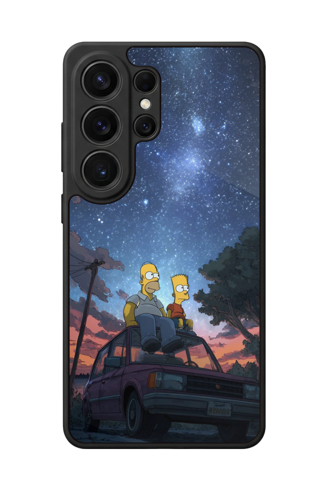 Samsung Galaxy S26 Ultra Uyumlu The Simpsons Tasarımlı Glossy Premium Kılıf