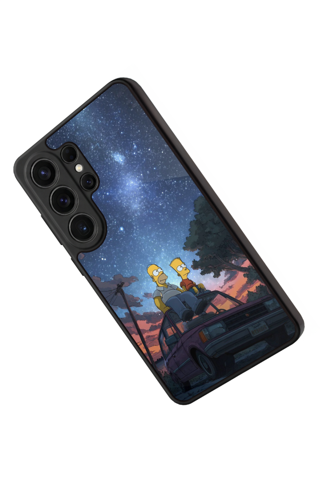 Samsung Galaxy S26 Ultra Uyumlu The Simpsons Tasarımlı Glossy Premium Kılıf