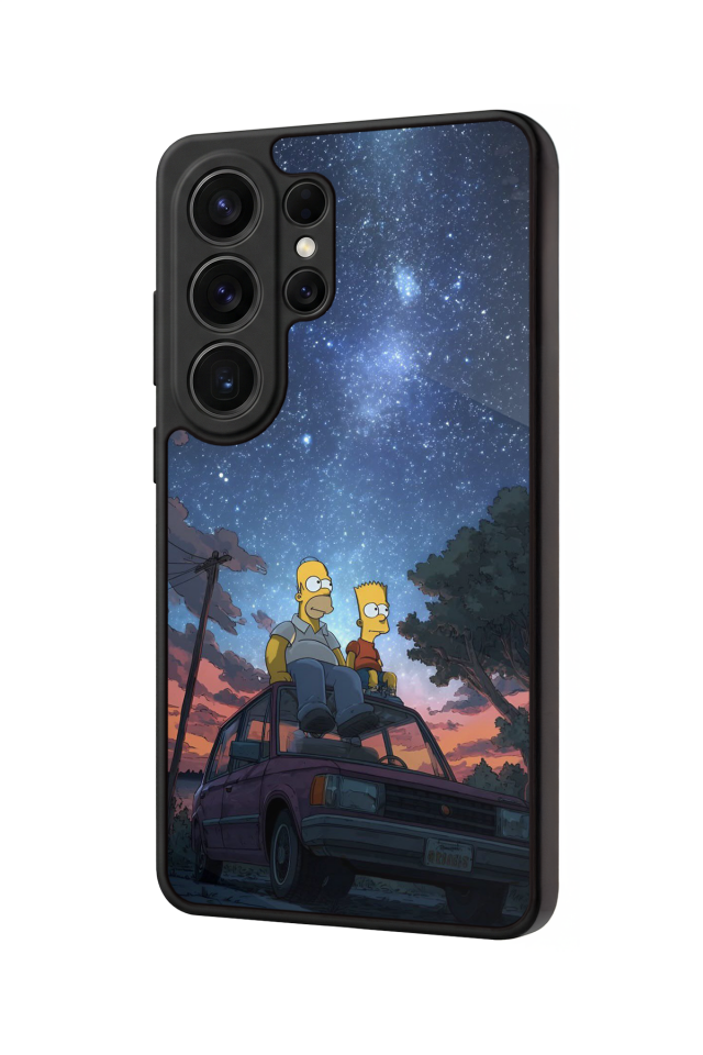 Samsung Galaxy S26 Ultra Uyumlu The Simpsons Tasarımlı Glossy Premium Kılıf