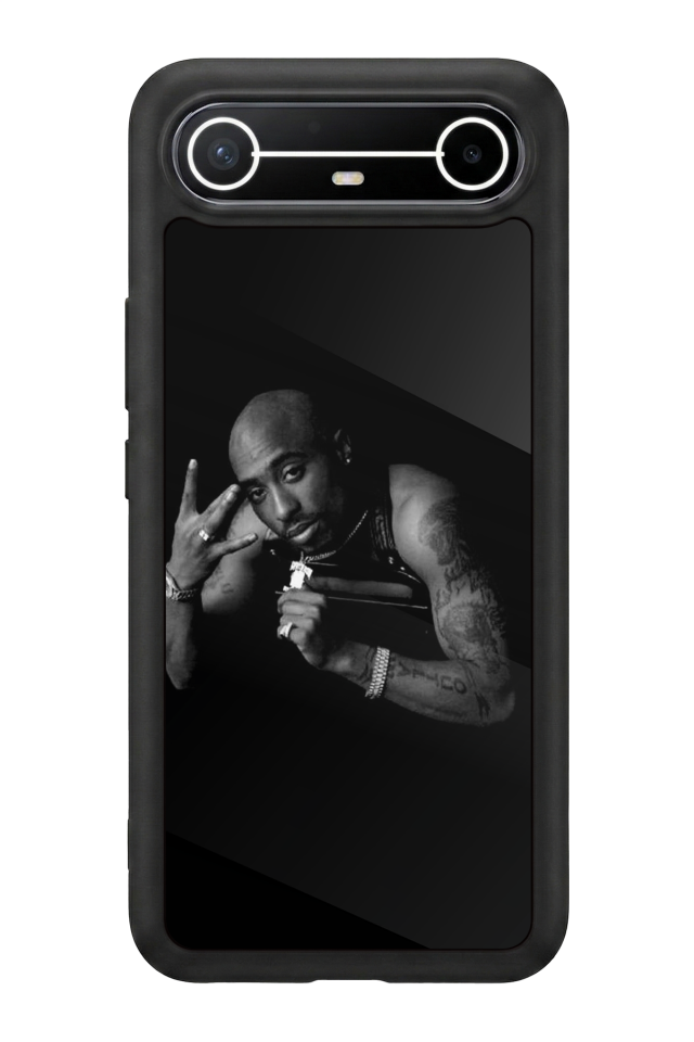 Tecno Spark Slim 5G Uyumlu Tupac Tasarımlı Glossy Premium Kılıf