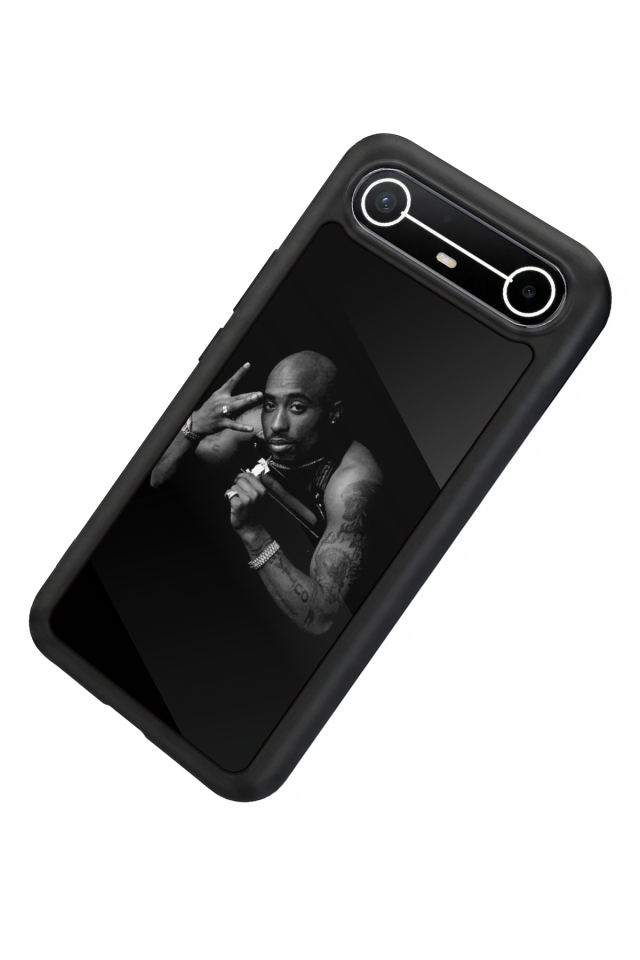 Tecno Spark Slim 5G Uyumlu Tupac Tasarımlı Glossy Premium Kılıf