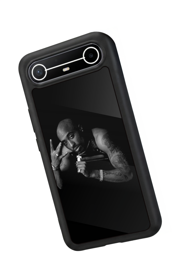 Tecno Spark Slim 5G Uyumlu Tupac Tasarımlı Glossy Premium Kılıf