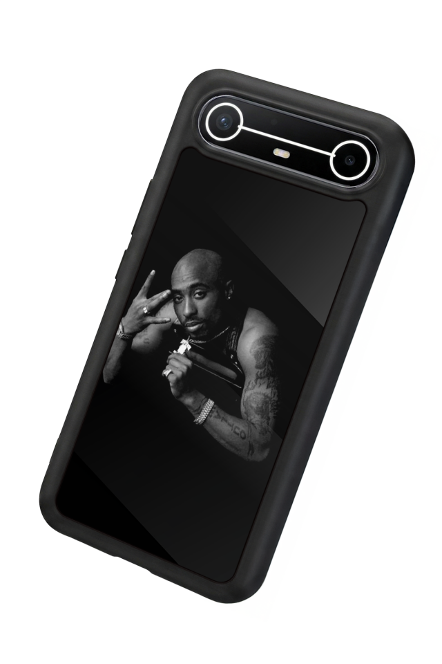 Tecno Spark Slim 5G Uyumlu Tupac Tasarımlı Glossy Premium Kılıf