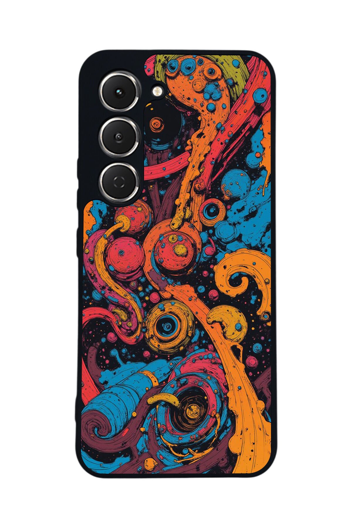 Tecno Spark 40 Pro Uyumlu Abstract Tasarımlı Glossy Premium Kılıf