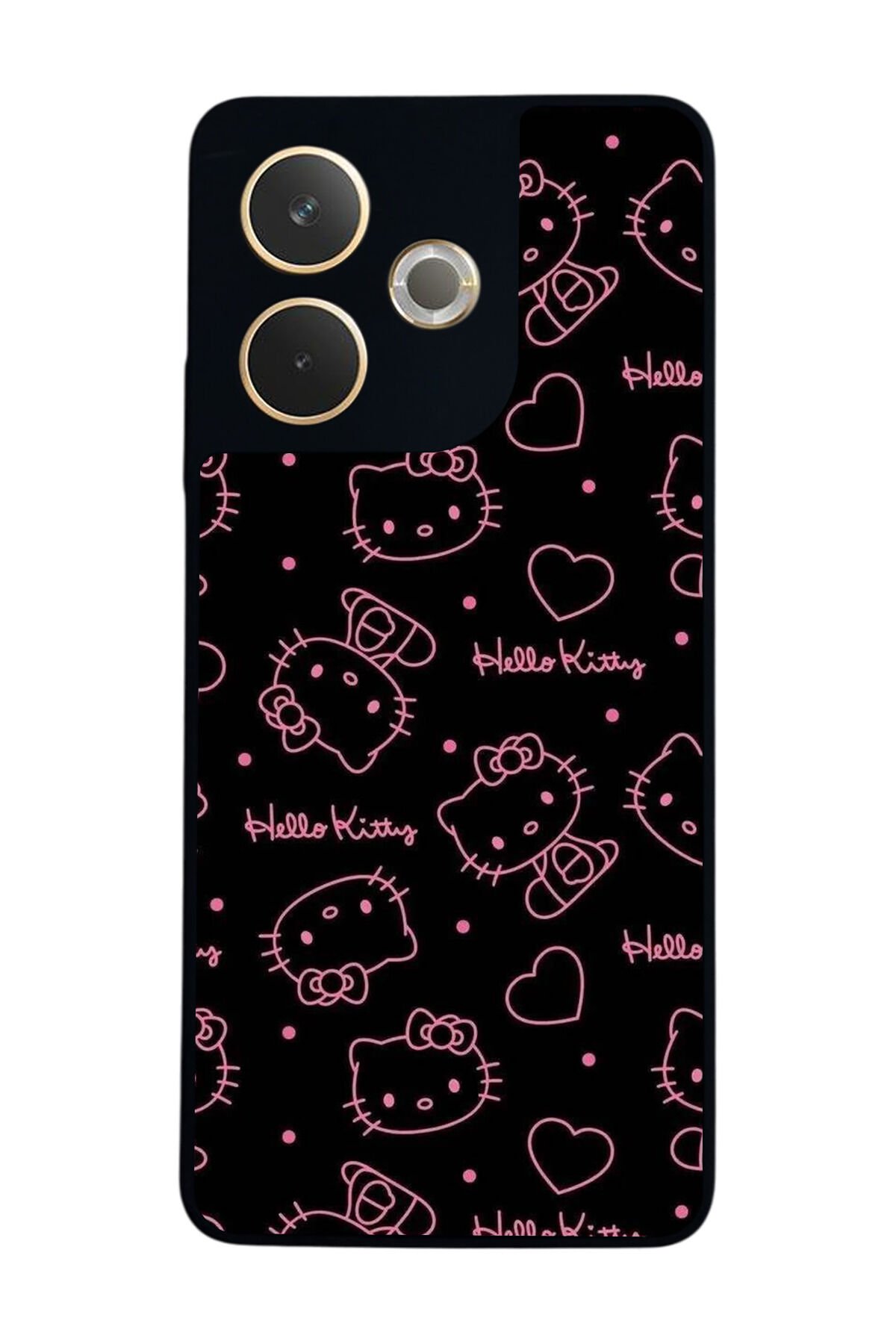 Oppo A5 Pro Uyumlu HelloKitty Tasarımlı Glossy Premium Kılıf