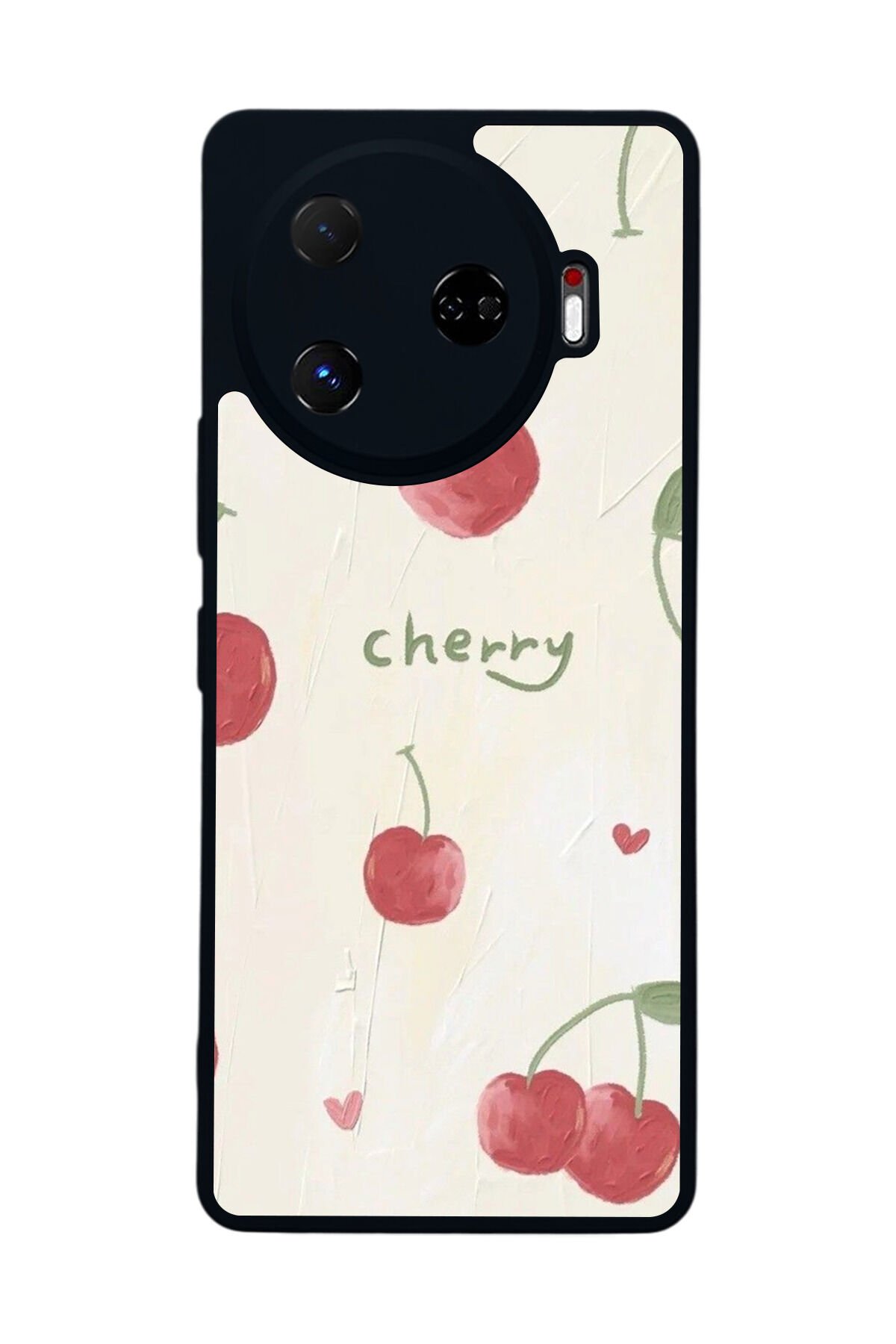 Tecno Camon 30 Pro Uyumlu Kiraz Tasarımlı Glossy Premium Kılıf