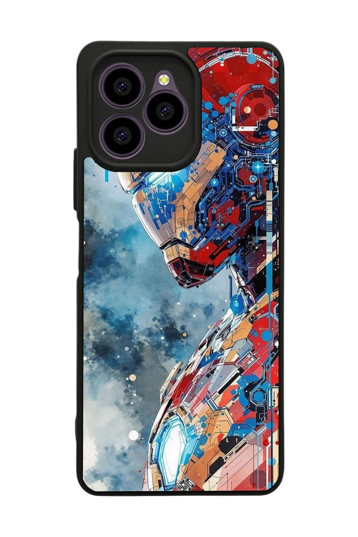 Omix X6 Uyumlu Iron Man ( Demir Adam ) Tasarımlı Glossy Premium Kılıf