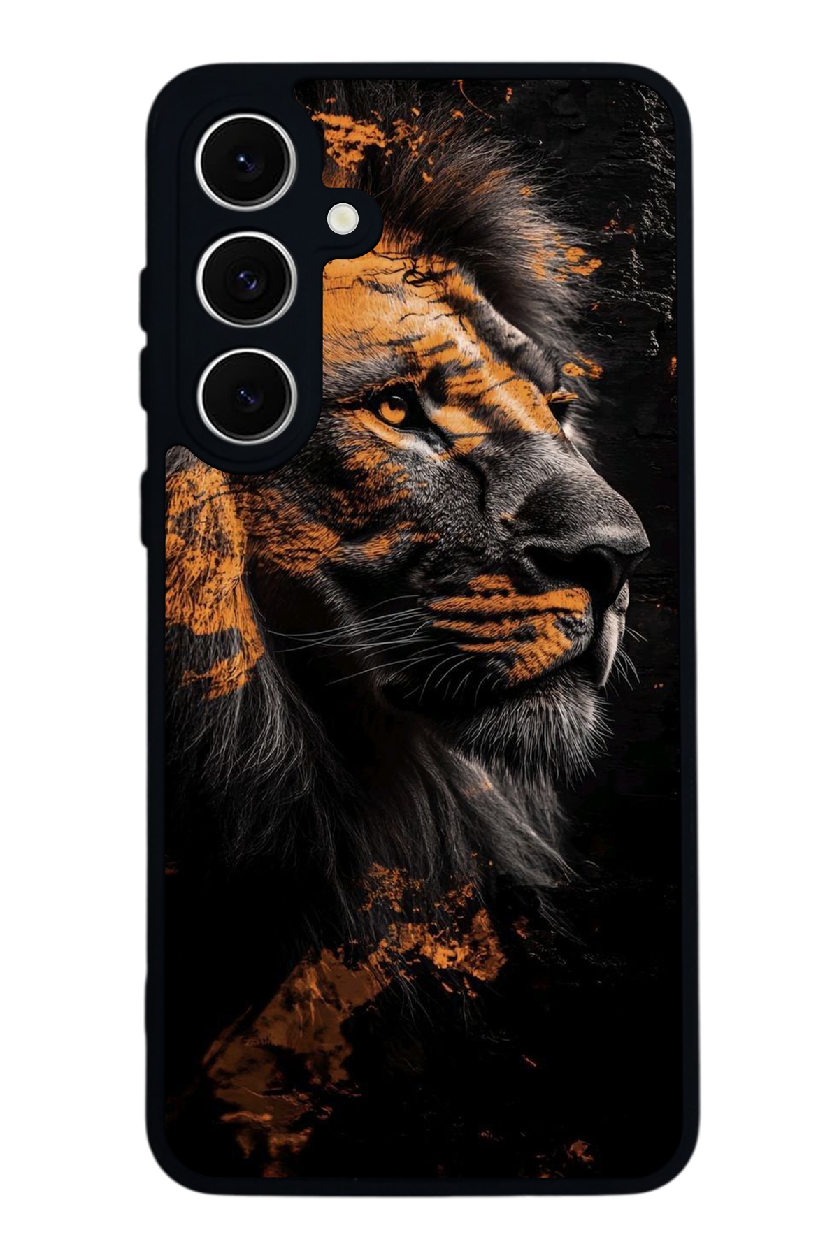 Samsung Galaxy A16 Uyumlu Aslan Tasarımlı Glossy Premium Kılıf