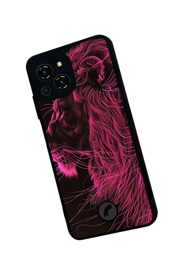 Reeder S23 Pro Max Uyumlu Aslan Tasarımlı Glossy Premium Kılıf