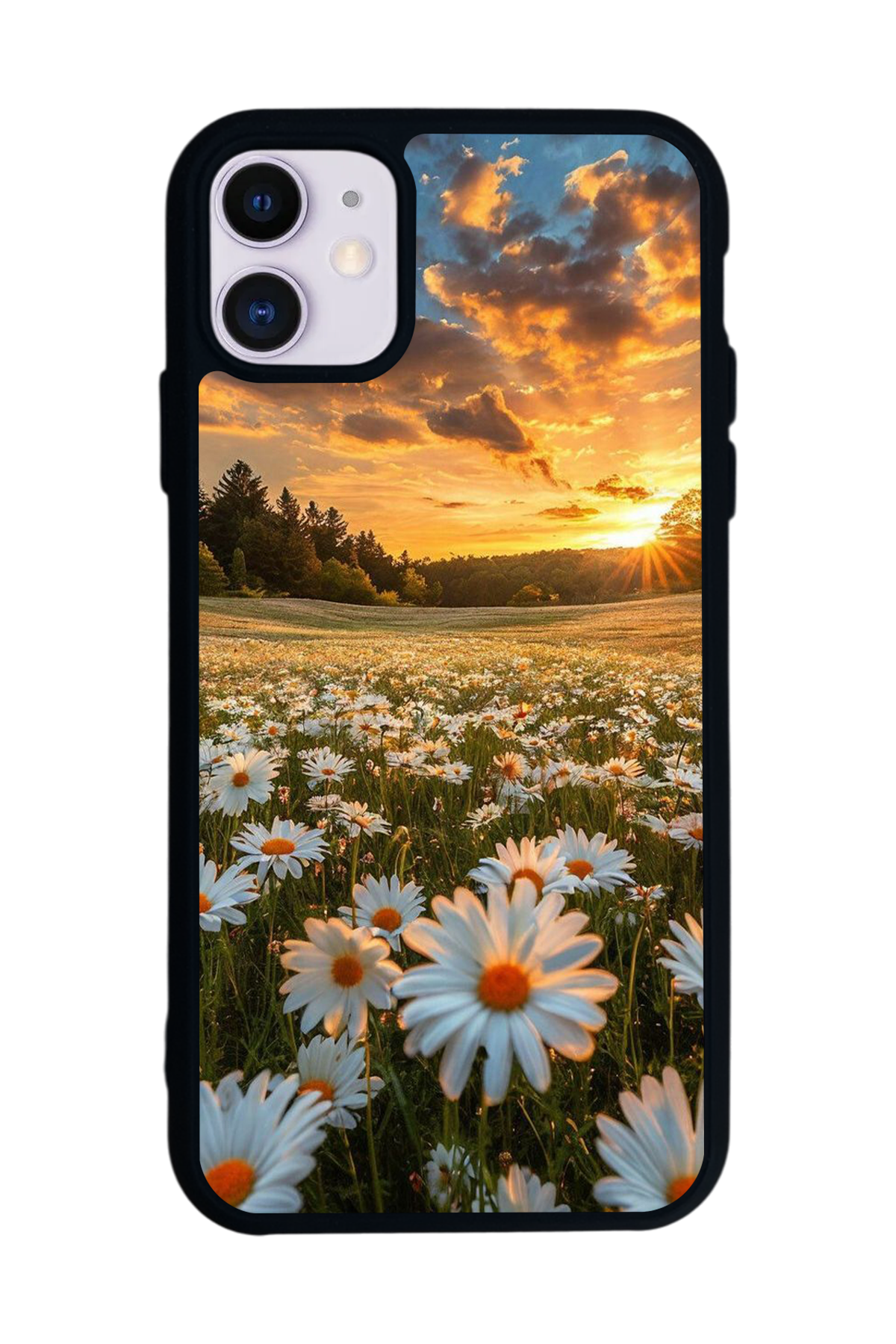iPhone 11 Uyumlu Cicek Tasarımlı Glossy Premium Kılıf